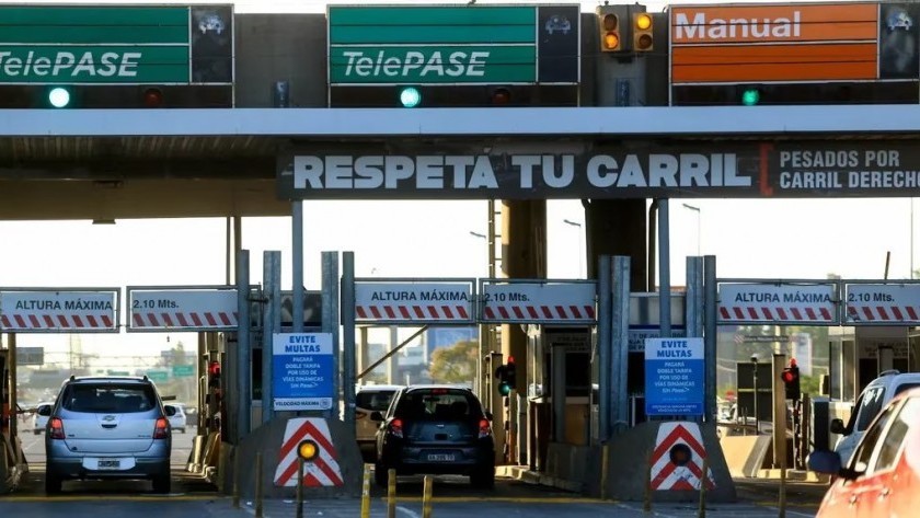 Peajes suben un 50% en accesos a Capital y demás autopistas nacionales