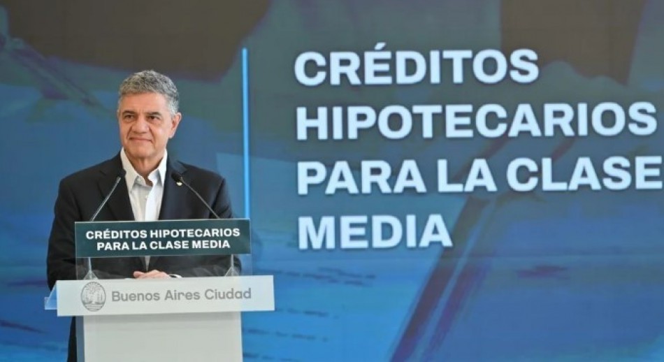 Jorge Macri anunció créditos hipotecarios para la primera vivienda de la clase media
