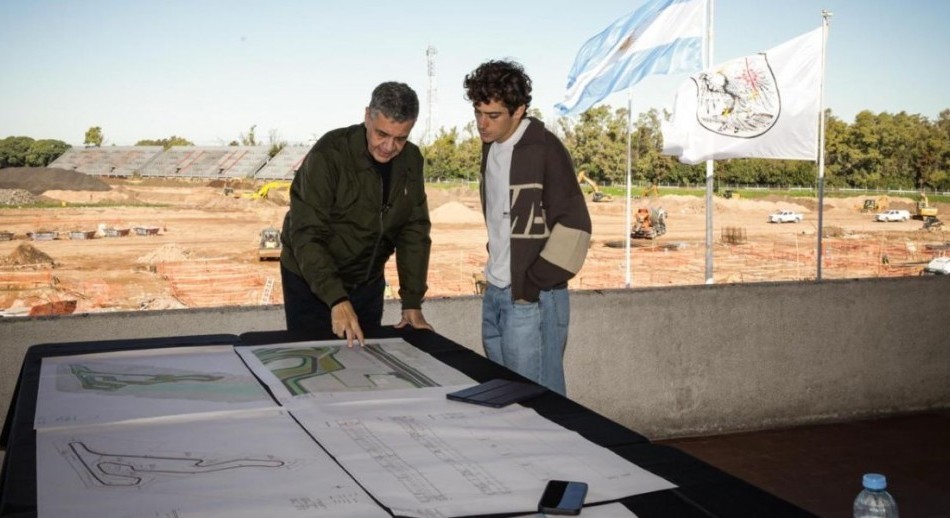 Jorge Macri recibió a Colapinto en el autódromo, a días de la exhibición con Alpine en BAIRES