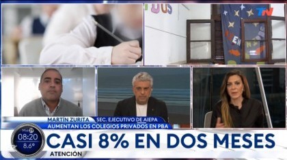 Colegios privados: aumentan 8.1% las cuotas entre agosto y septiembre