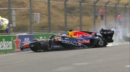 Colapinto (Alpine) terminó decimocuarto en un accidentado Gran Premio de Países Bajos